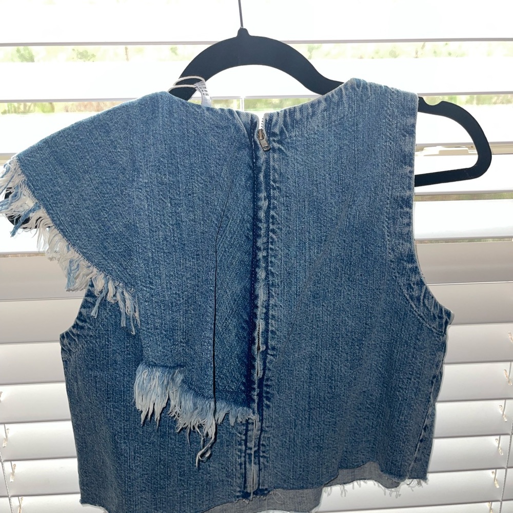 Zara Jeans Top - Picture 4 of 4